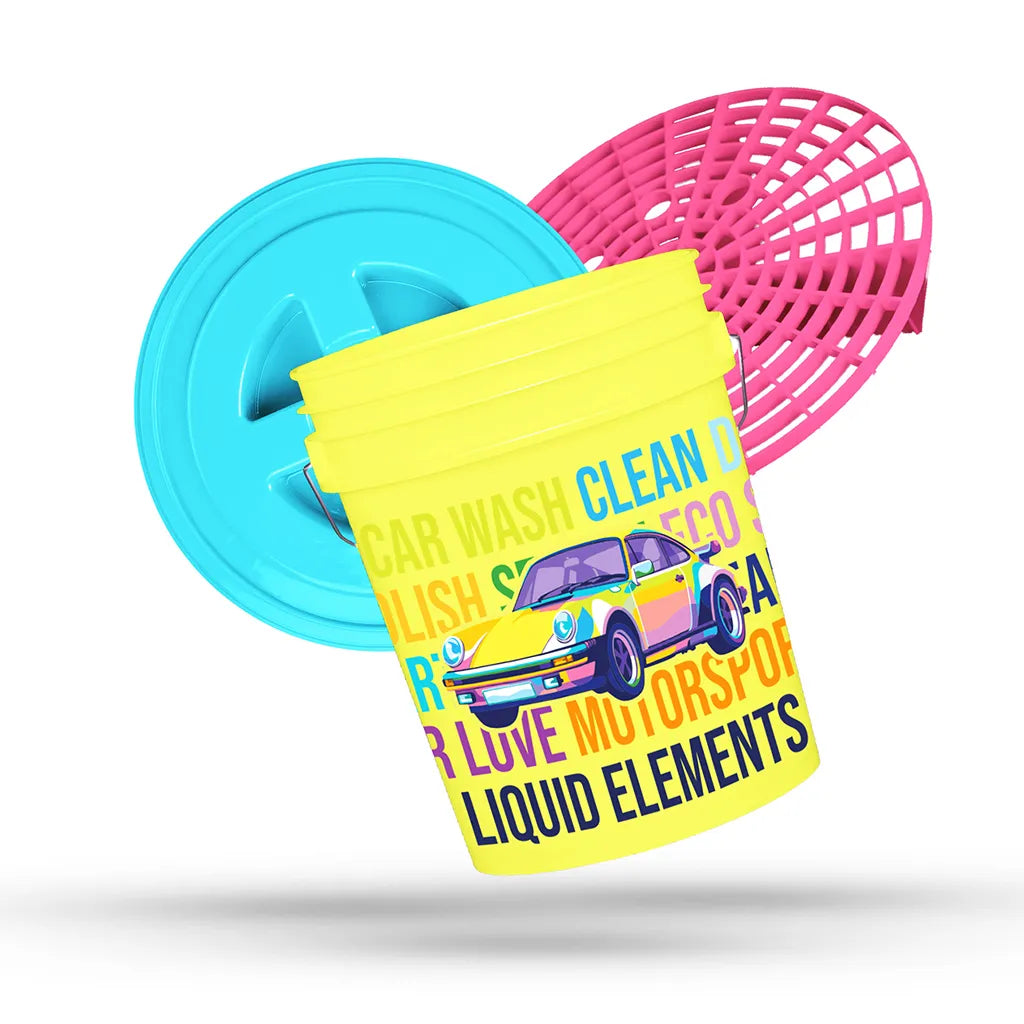 Liquid Elements Wasemmer Met Rooster & Deksel 20L “Pop Art”