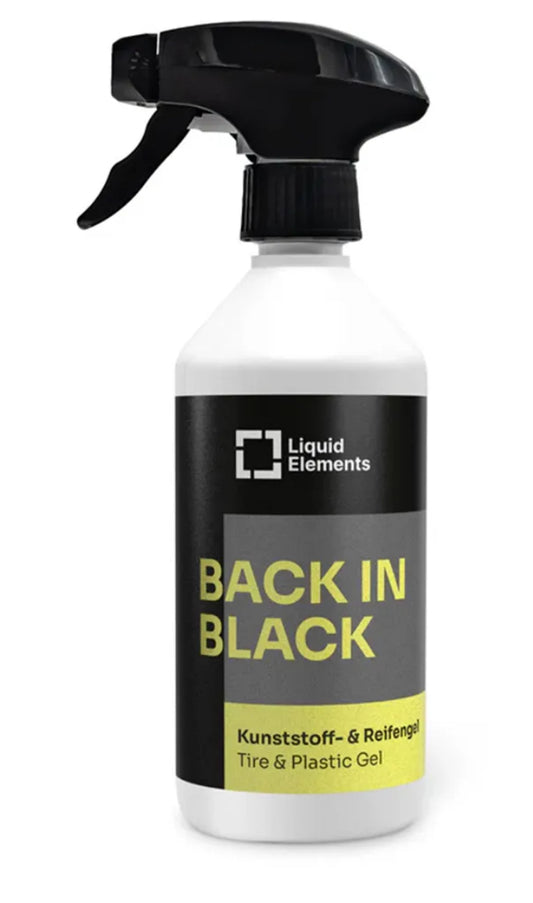 Liquid Elements Back In Black – Kunststof & Banden Dressing 500ml