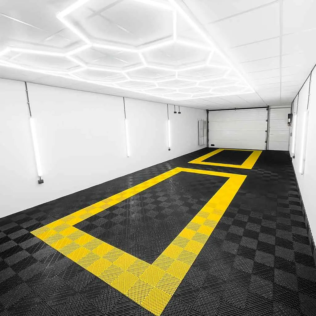 CARDETAIL Garage Floor Tiles – Garage Vloertegels PVC (40 Stuks)