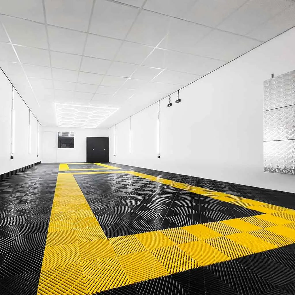 CARDETAIL Garage Floor Tiles – Garage Vloertegels PVC (40 Stuks)